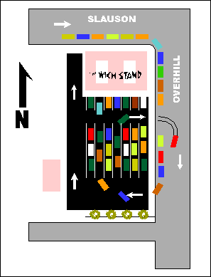 The Wich Stand Parking Layout